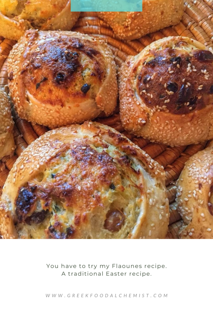 Cypriot Flaounes. Recipe for Easter traditional Cypriot flaounes