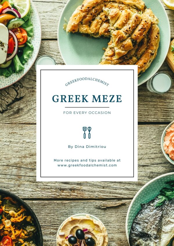 front cover ebook greek meze for all occasions