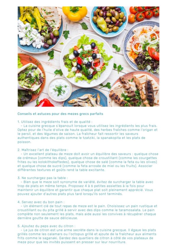 Meze Grecs Pour Chaque Occasion - Image 3